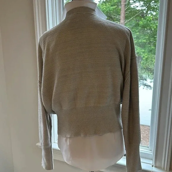 Rose & Crown Cropped V- neck Cardigan from Anthropologie, NWOT - Picture 7 of 11